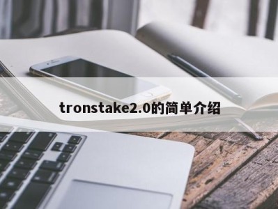 tronstake2.0的简单介绍